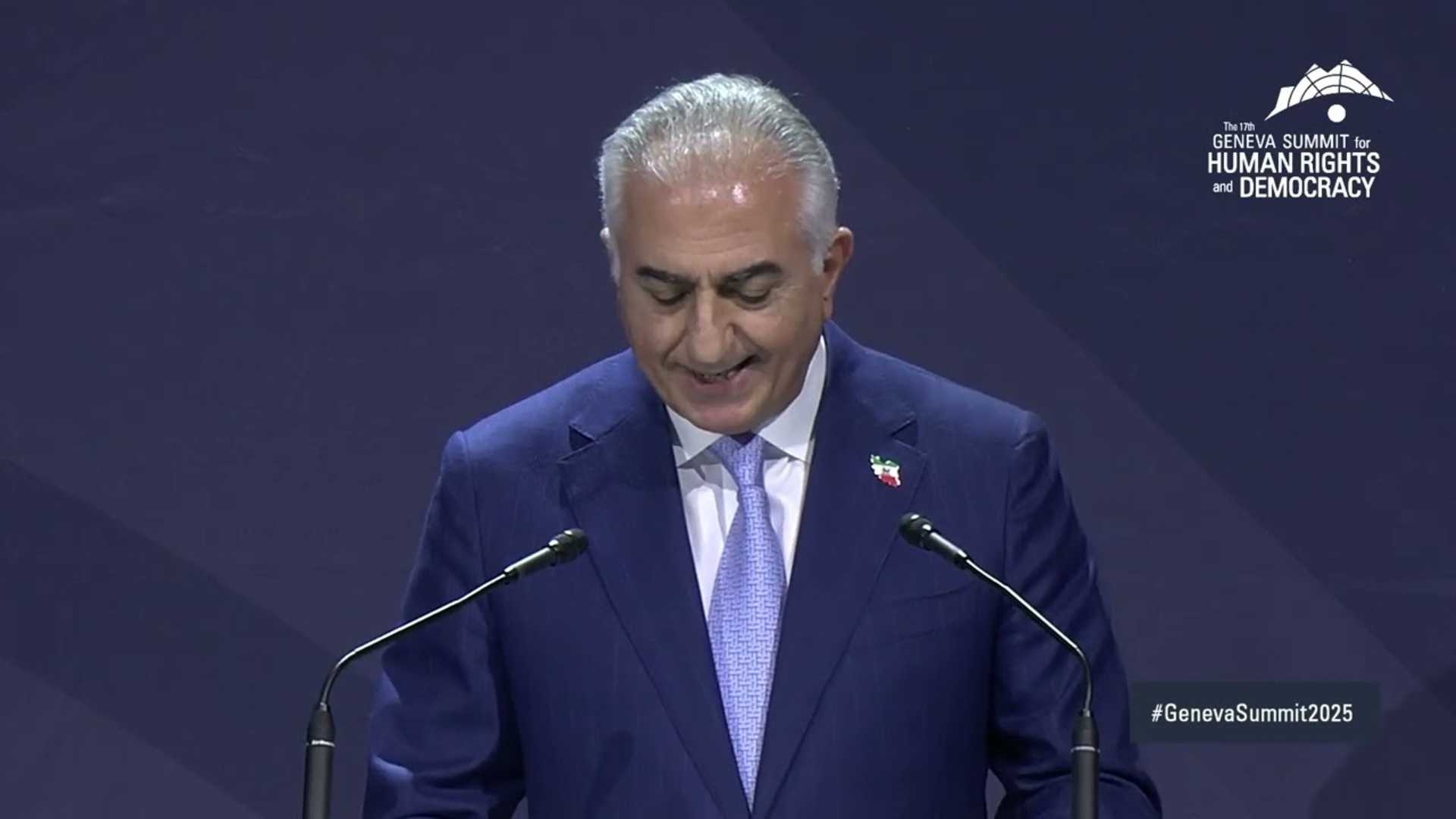Reza Pahlavi speaking about his vision